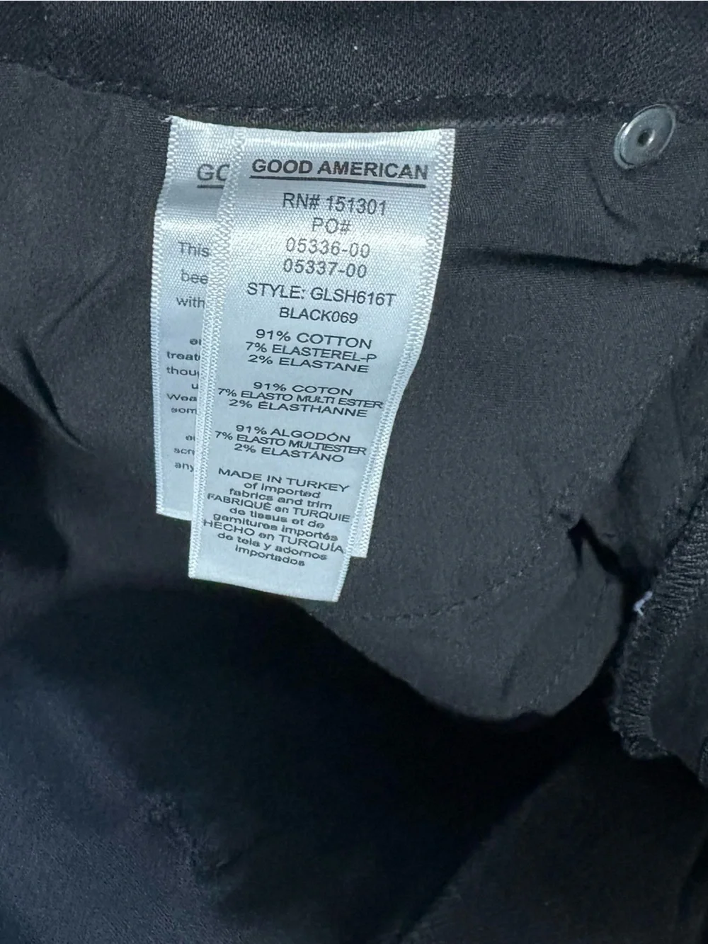 Good American Black Skinny Jeans